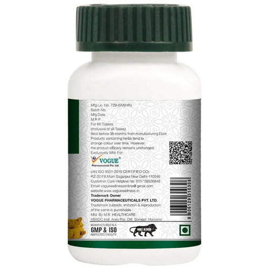 Vogue Wellness Haldi Tablets - Swadesiicart