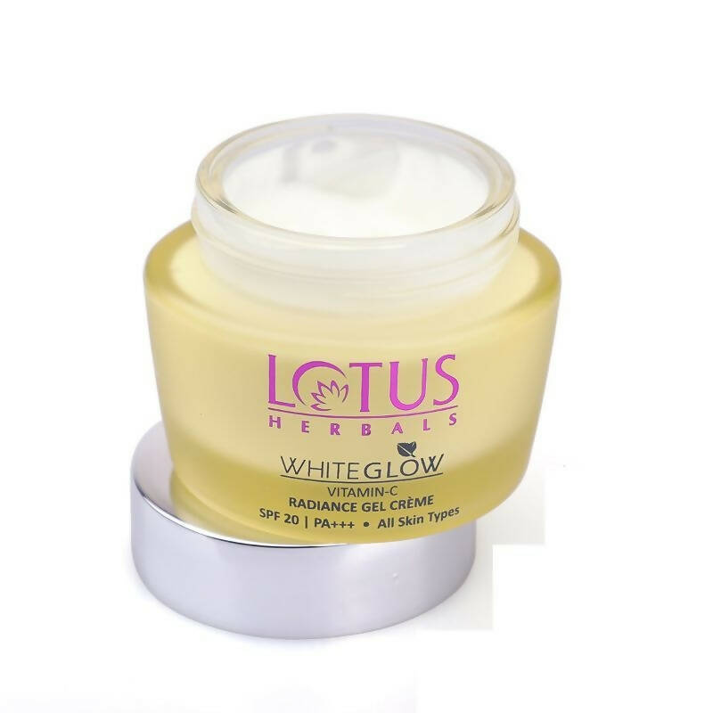 Lotus Herbals Whiteglow Vitamin-C Radiance Gel Crème SPF-20 PA+++ - Swadesiicart