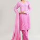 Joban Fashion Womens Cotton ChikanKari Light pink Kurta set - Swadesiicart