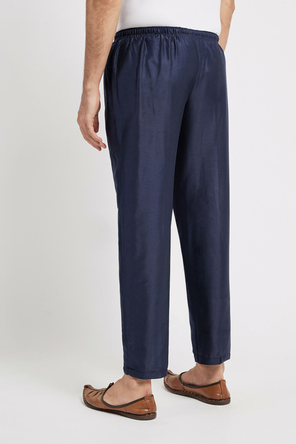 Ethnic India Blue solid Pant for Men | Swadesiicart