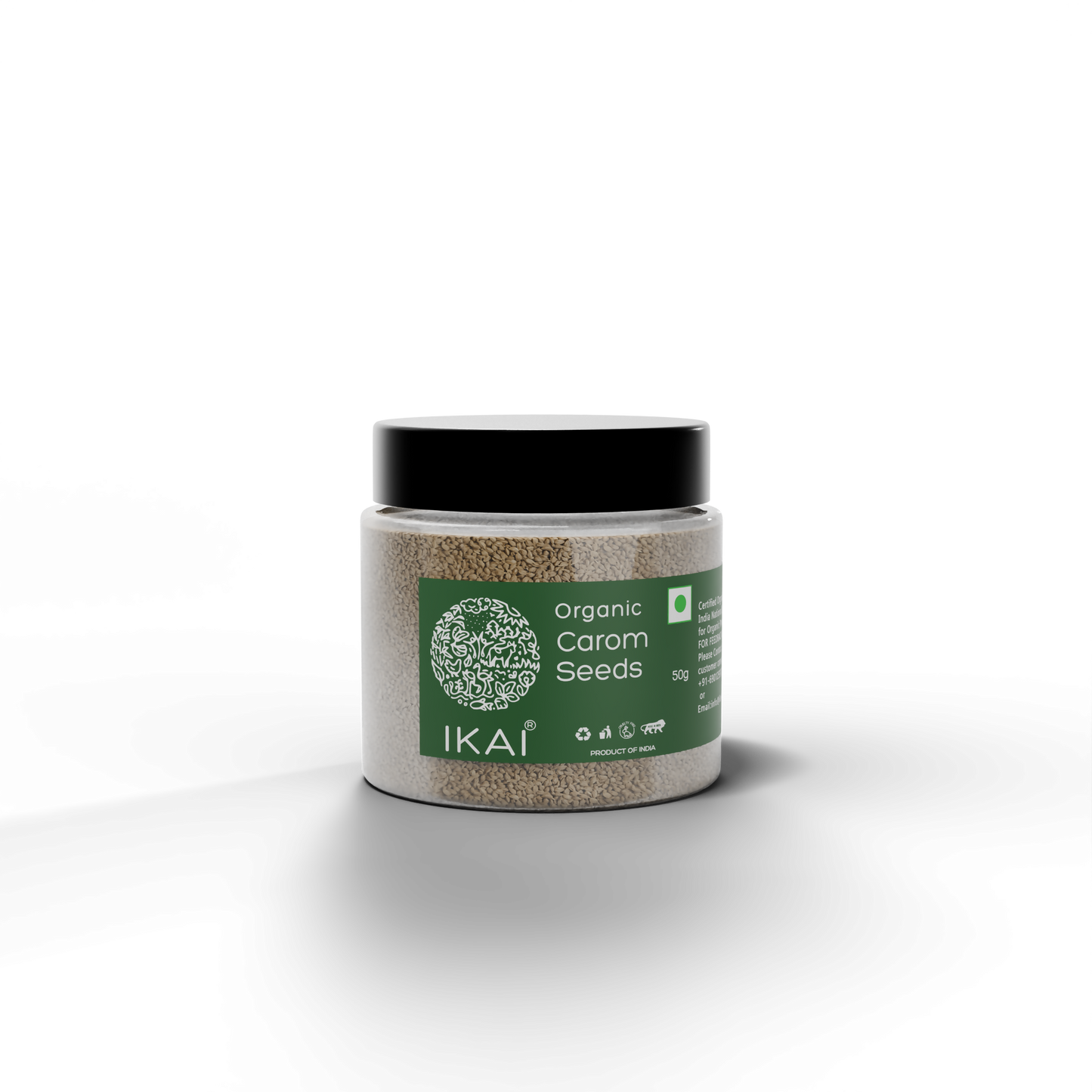 1 - Organic Carom Seeds - 50g