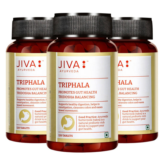 Jiva Ayurveda Triphala Tablets - Jiva Ayurvedic