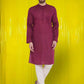Even Apparels Pure Cotton Maroon Kurta - Maroon | Swadesiicart