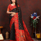 Lorenvalley Fashion Black Soft Paithani Silk Woven Design Rich Zari Meenakari Weaving Saree - Swadesiicart