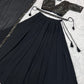 Lorenvalley Black Faux Georgette Plain Micro Cotton Full Inner with Canvas Patta Double Lining Lehenga Choli | Swadesiicart