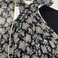 Lorenvalley Pure Faux Georgette Multi Floral Print Fully Flared Anarkali Pant With Dupatta Set - Black | Swadesiicart