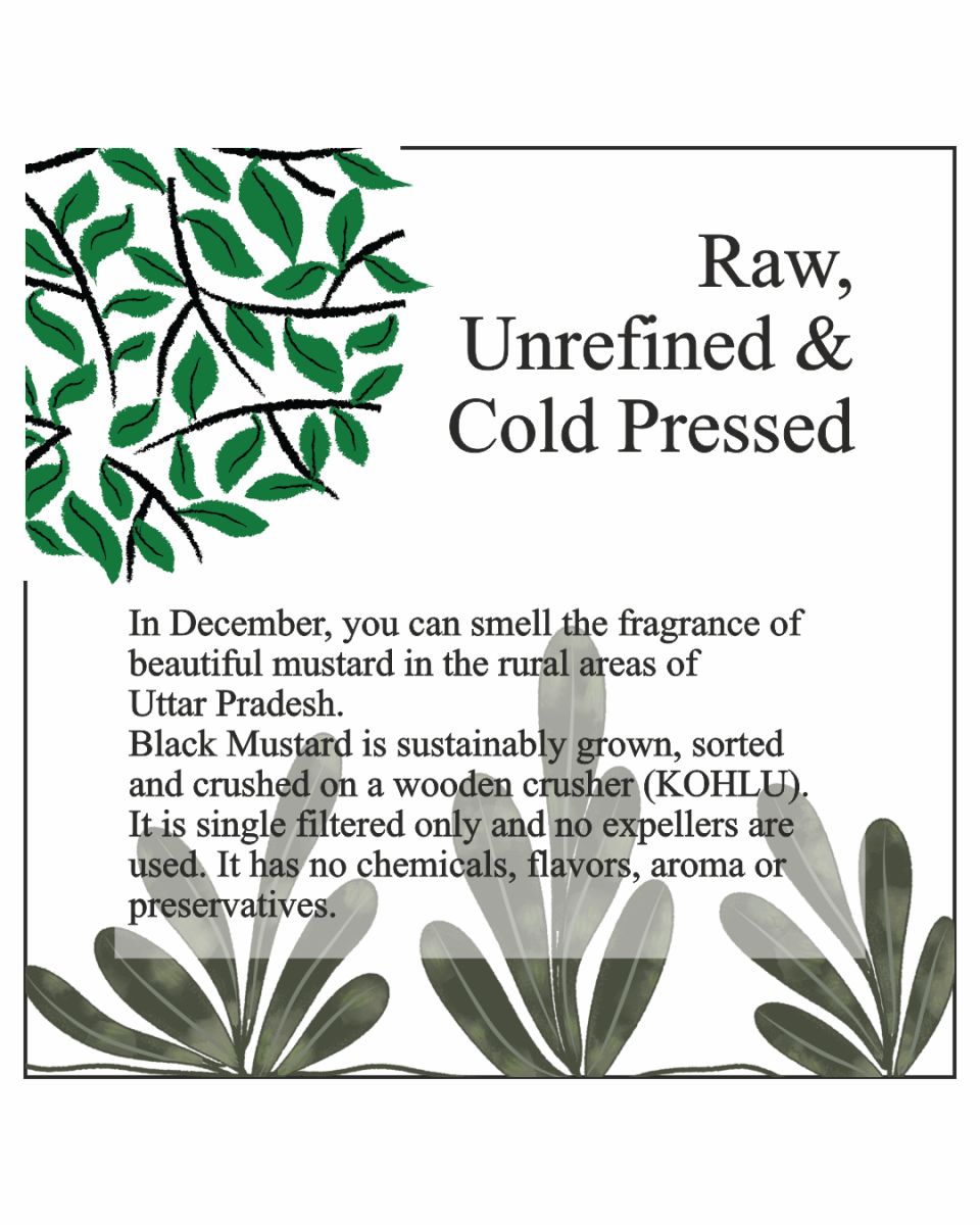 Asavi Cold Pressed Black Mustard Oil - Swadesiicart