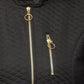 PAVONINE Black Color Burfi-Design Zipper Jacket For Girls | Swadesiicart