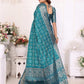 Anaita Blue Soft Satin Silk Bandhej Print Saree With Kanchi Zari Weaving Border