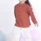 Breathables Kids Cotton Night Suit – Red Polka Dot Kurta & Pyjama Co-Ord Set For Boys & Girls