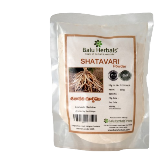 Balu Herbals Shatavari Powder - Balu Herbals