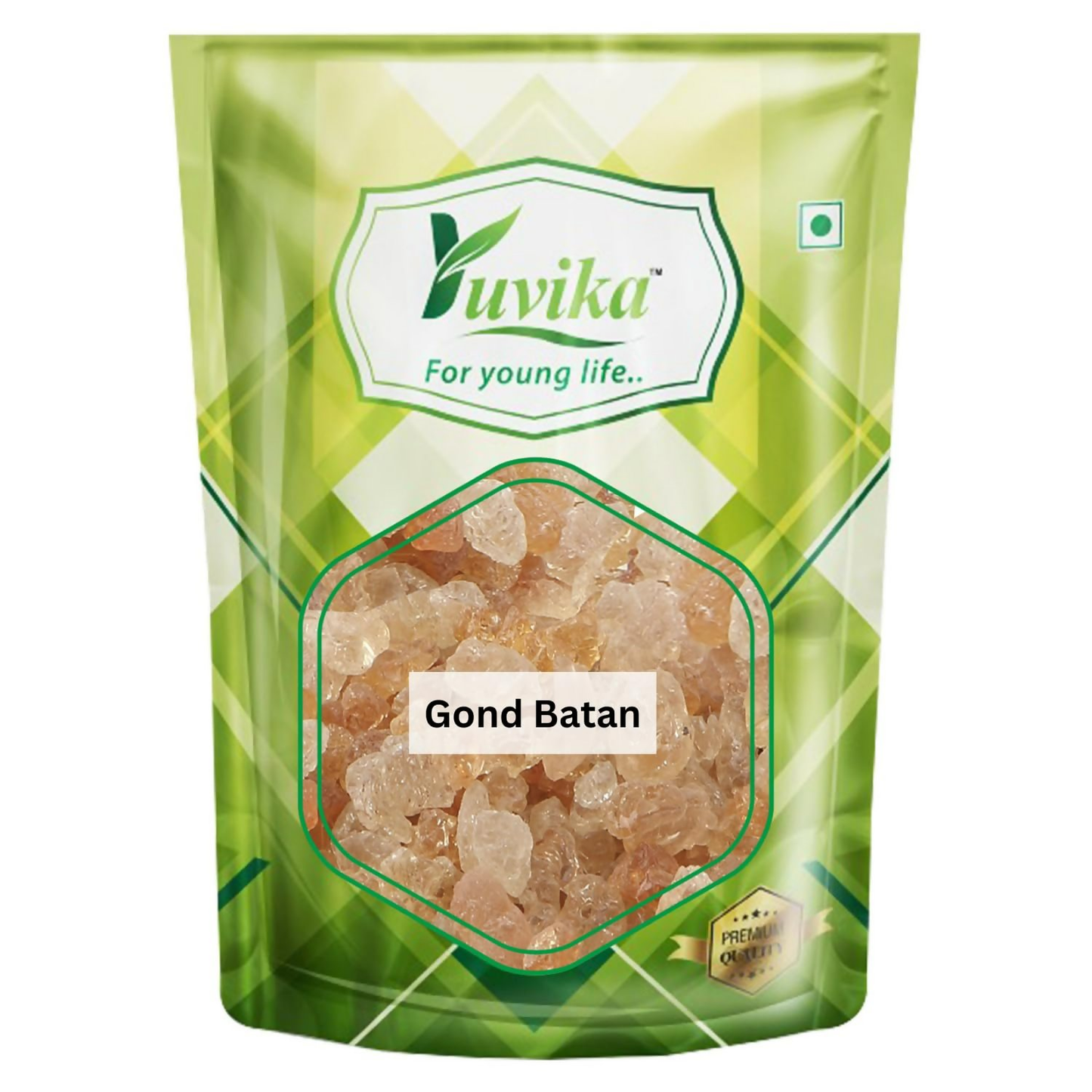 Yuvika Gond Batan - Gond Ladoo - Acacia Arabica Wild - Arabic Gum | Swadesiicart