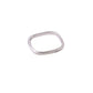NVR Women's Silver-Plated Rectangular Stylish Ring - Swadesiicart