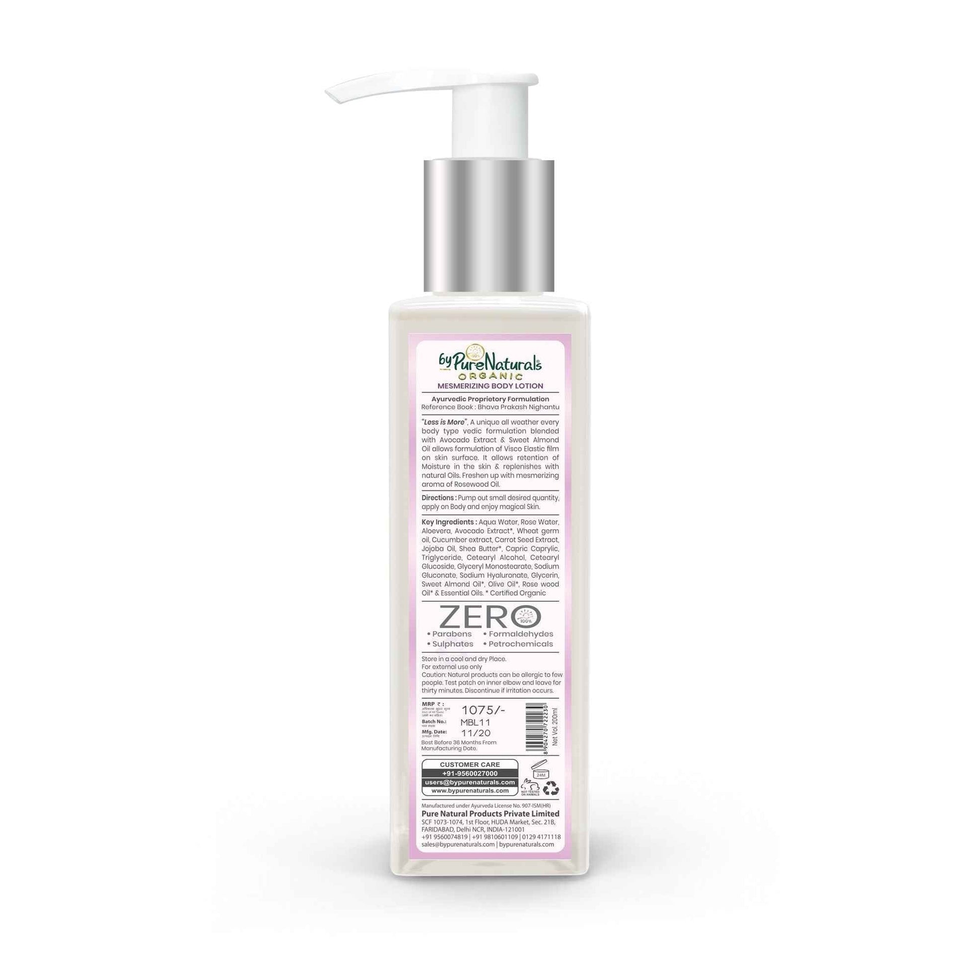 byPureNaturals Organic Mesmerizing Body Lotion