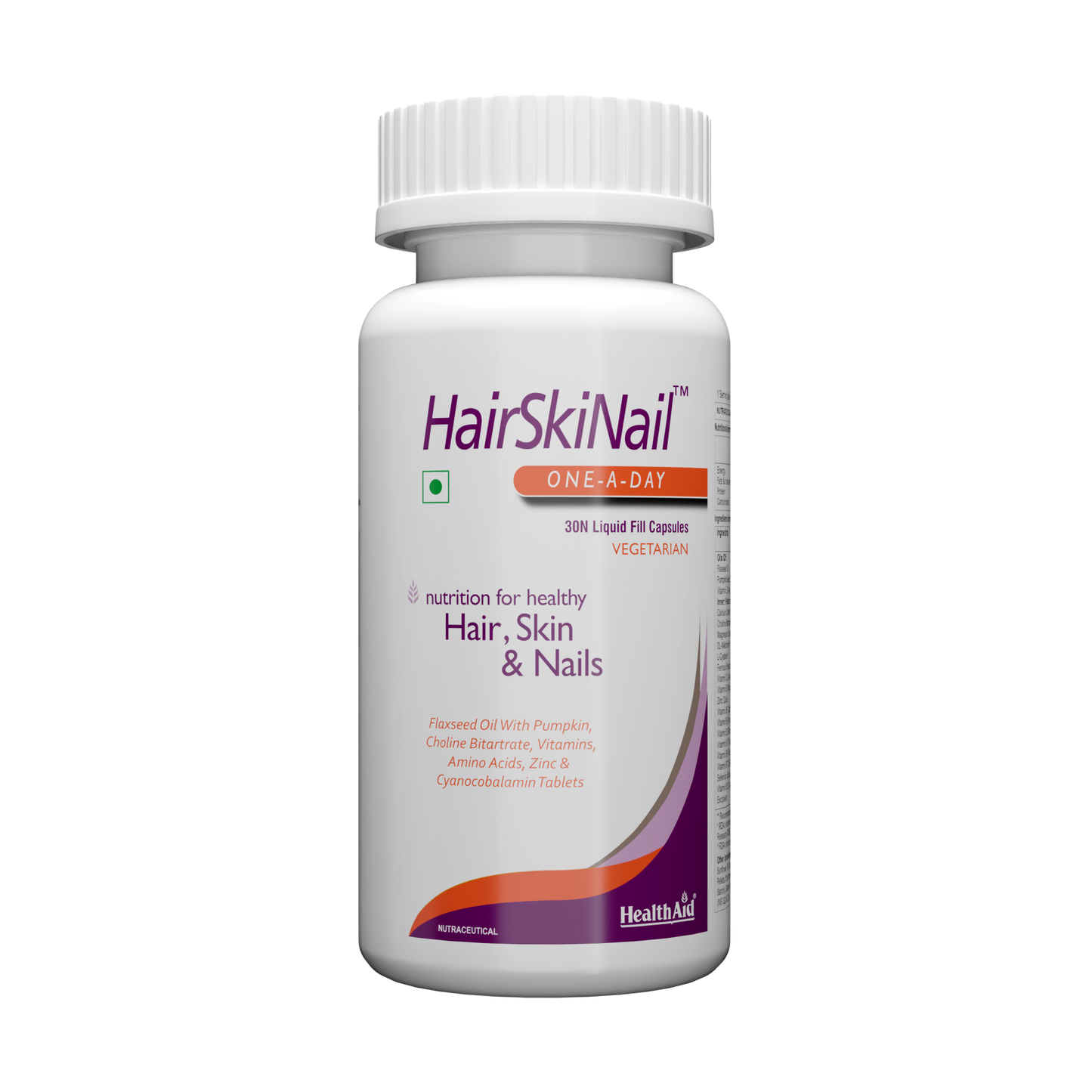 HealthAid HairSkiNail (Multivitamins for Hair, Skin and Nail) Tablets - Swadesiicart