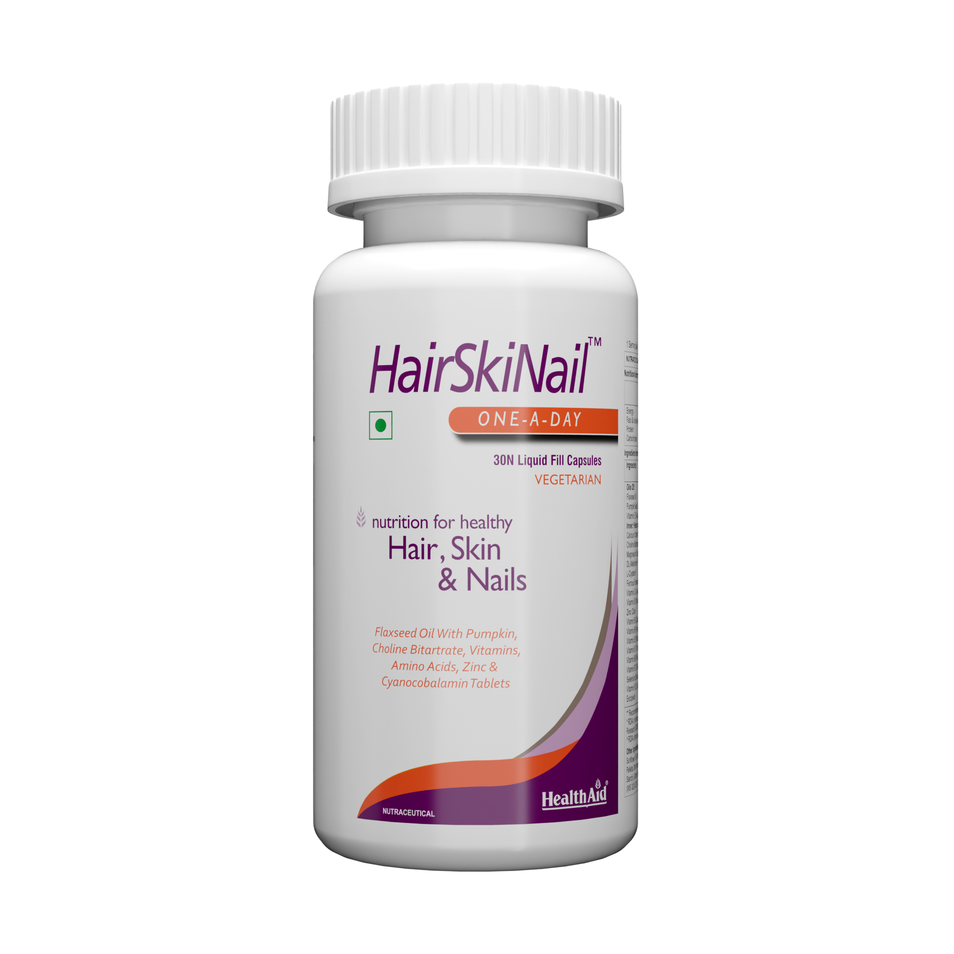HealthAid HairSkiNail (Multivitamins for Hair, Skin and Nail) Tablets - Swadesiicart