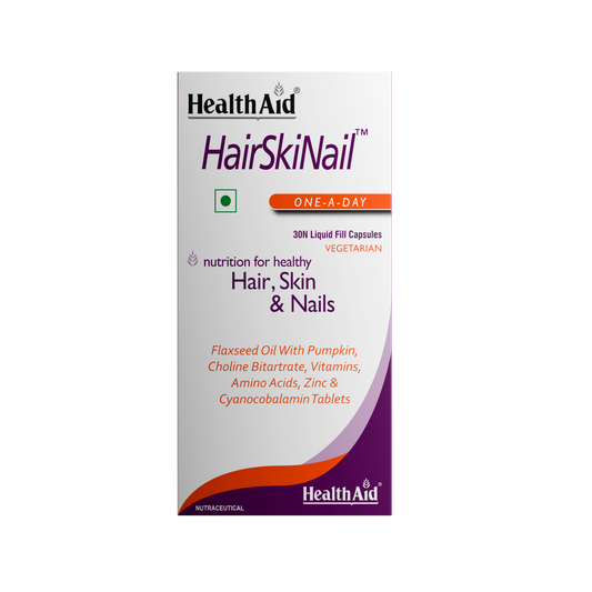 HealthAid HairSkiNail (Multivitamins for Hair, Skin and Nail) Tablets - Swadesiicart