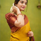 DEIANA'S Beautiful Designer Golden zari Soft Lichi Silk Saree - Yellow - Swadesiicart