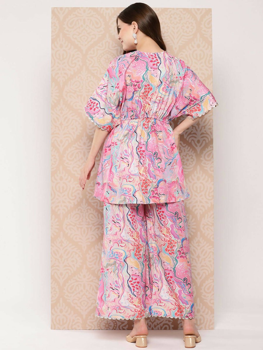 Ahalyaa Women's Traditional Wear Co-ods - Multi | Swadesiicart