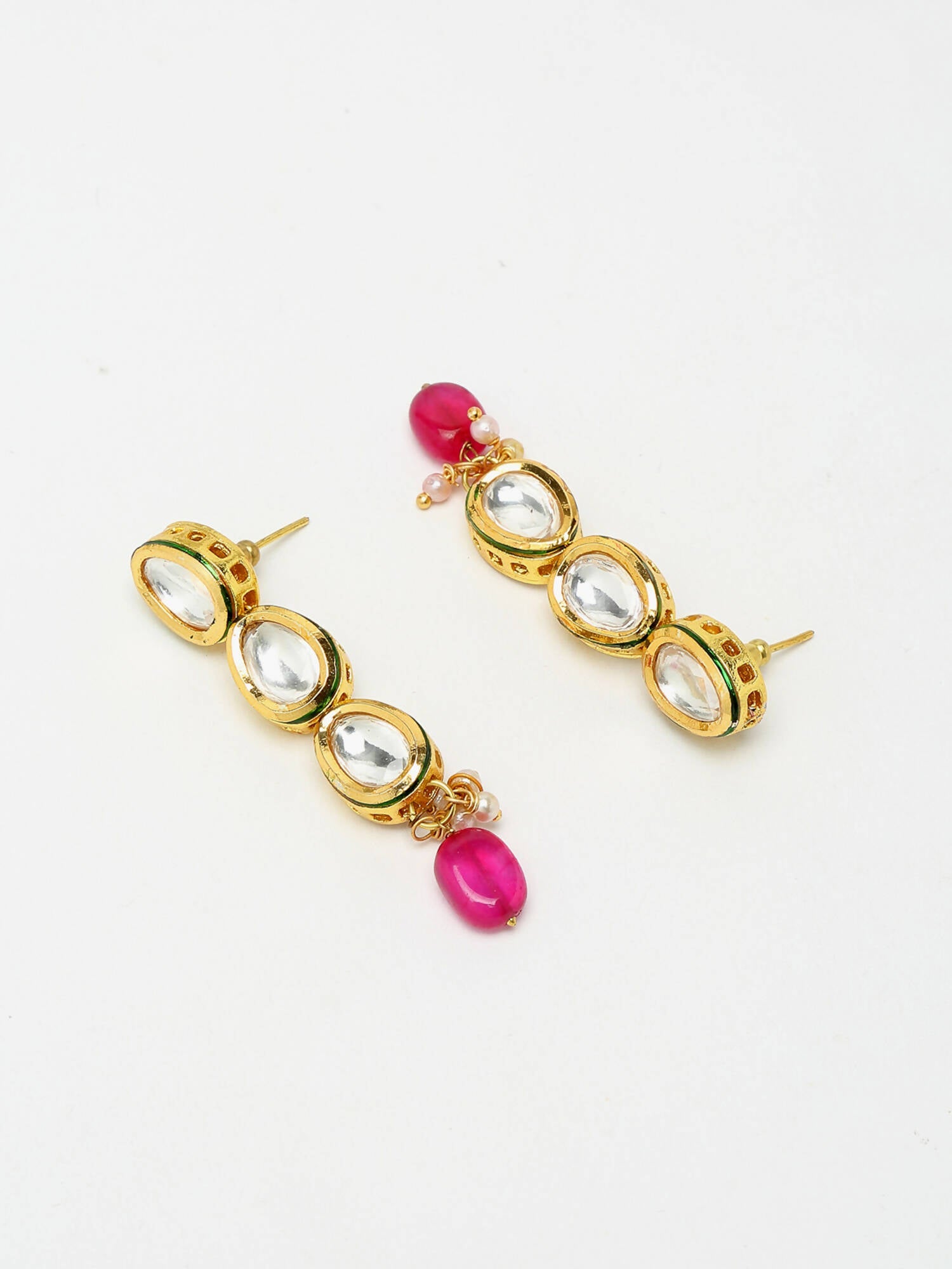 Kundan Choker With Earrings - Ruby Raang | Swadesiicart