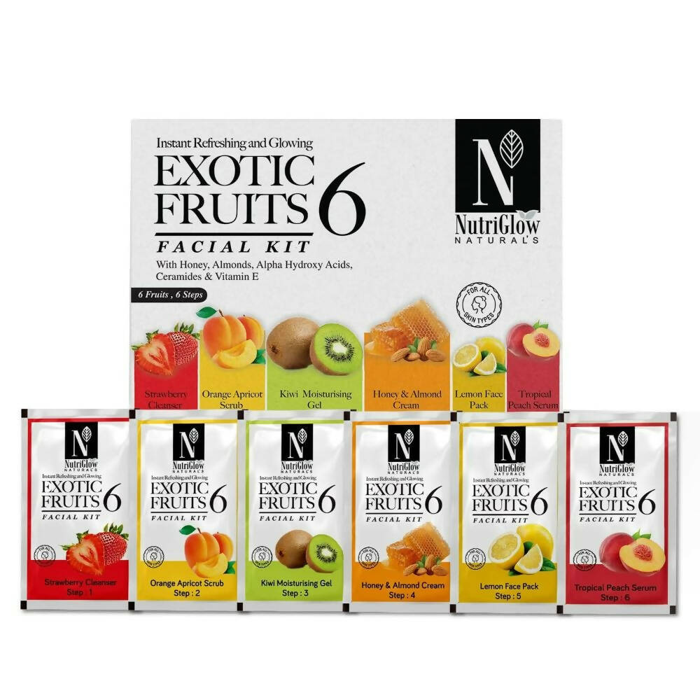 NutriGlow NATURAL'S Exotic Fruit Facial Kit - Nutriglow Cosmetics