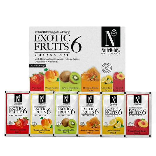 NutriGlow NATURAL'S Exotic Fruit Facial Kit - Nutriglow Cosmetics