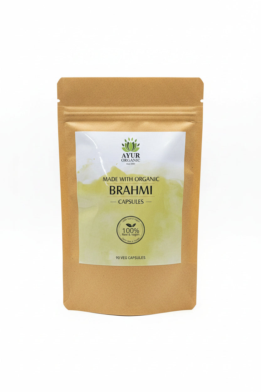 Pure Organic Brahmi Capsules | 90 Capsules