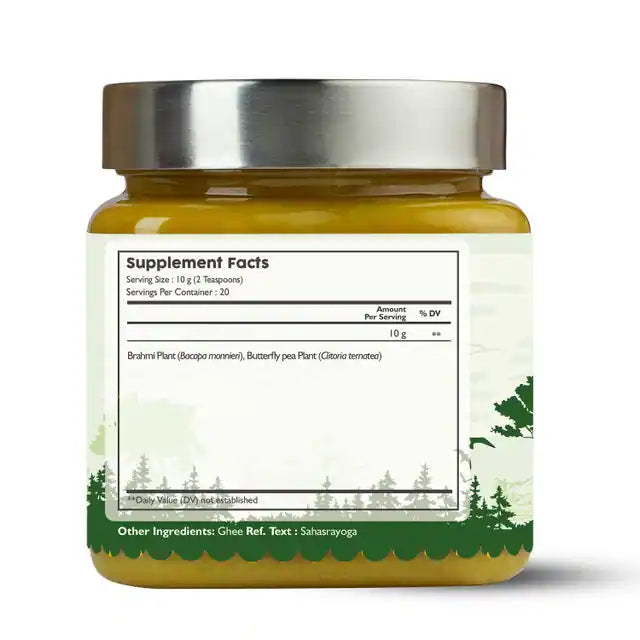 Brahmi Ghee (Ghritham) - Herb Infused Ghee for Focus and Memory