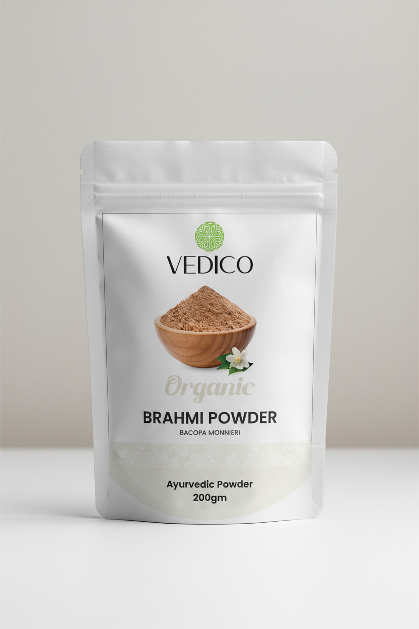 Vedico | Brahmi Powder | Bacopa Monniera | Organic | 200gm