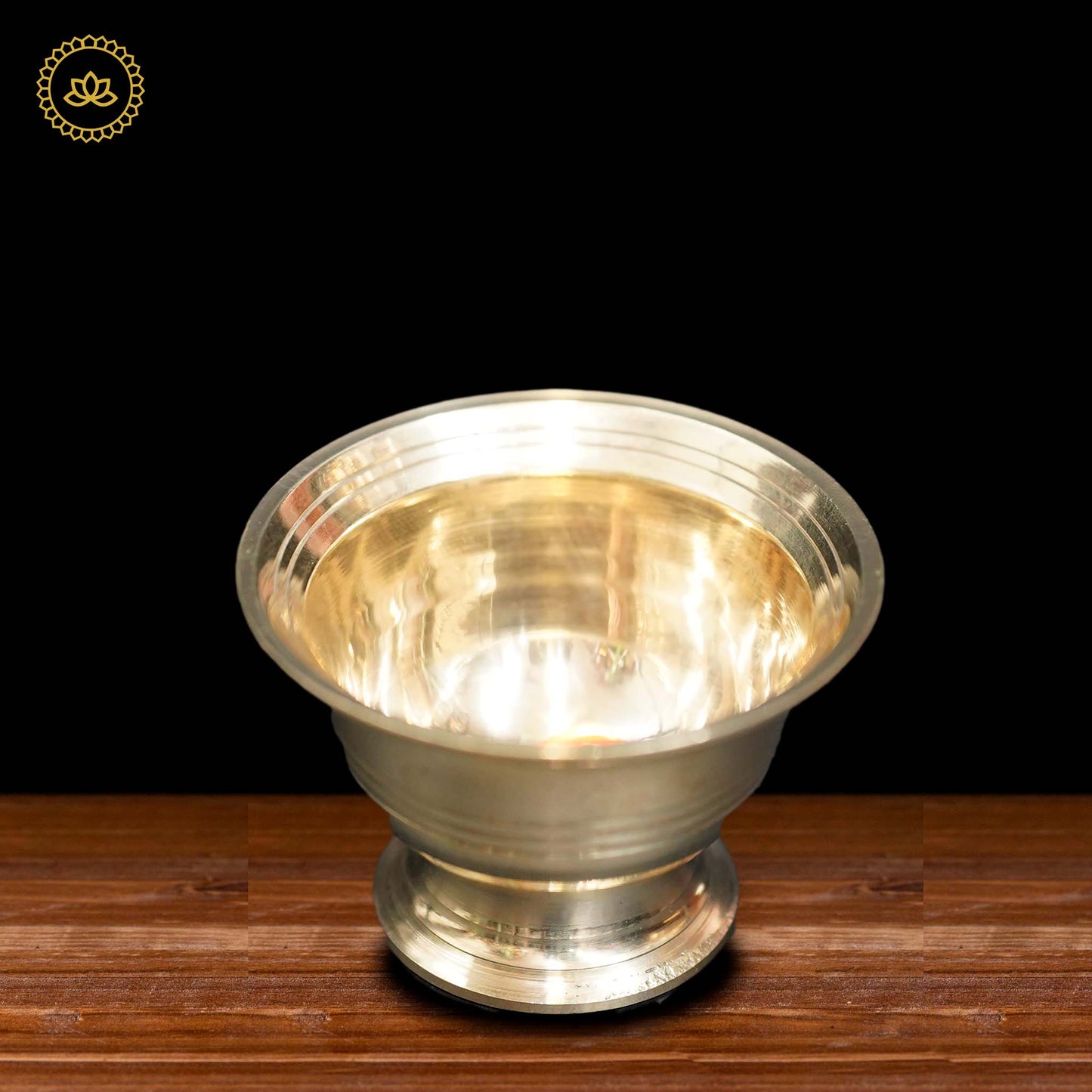 Brass Bowl for Kumkum, Haldi, and Chandan - Swadesiicart