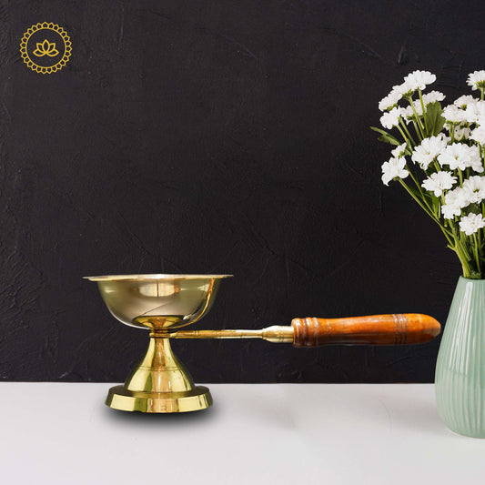 Brass Dhoop Dan - Divine Aromas for Spiritual Seekers - Divine India Art
