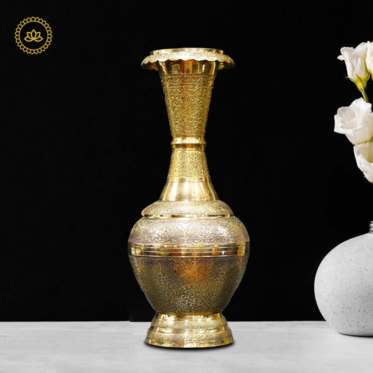Brass Flower Vase: Embrace Timeless Beauty and Style - Swadesiicart