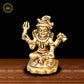 Brass Ishwar Sitting Idol - Divine India Art