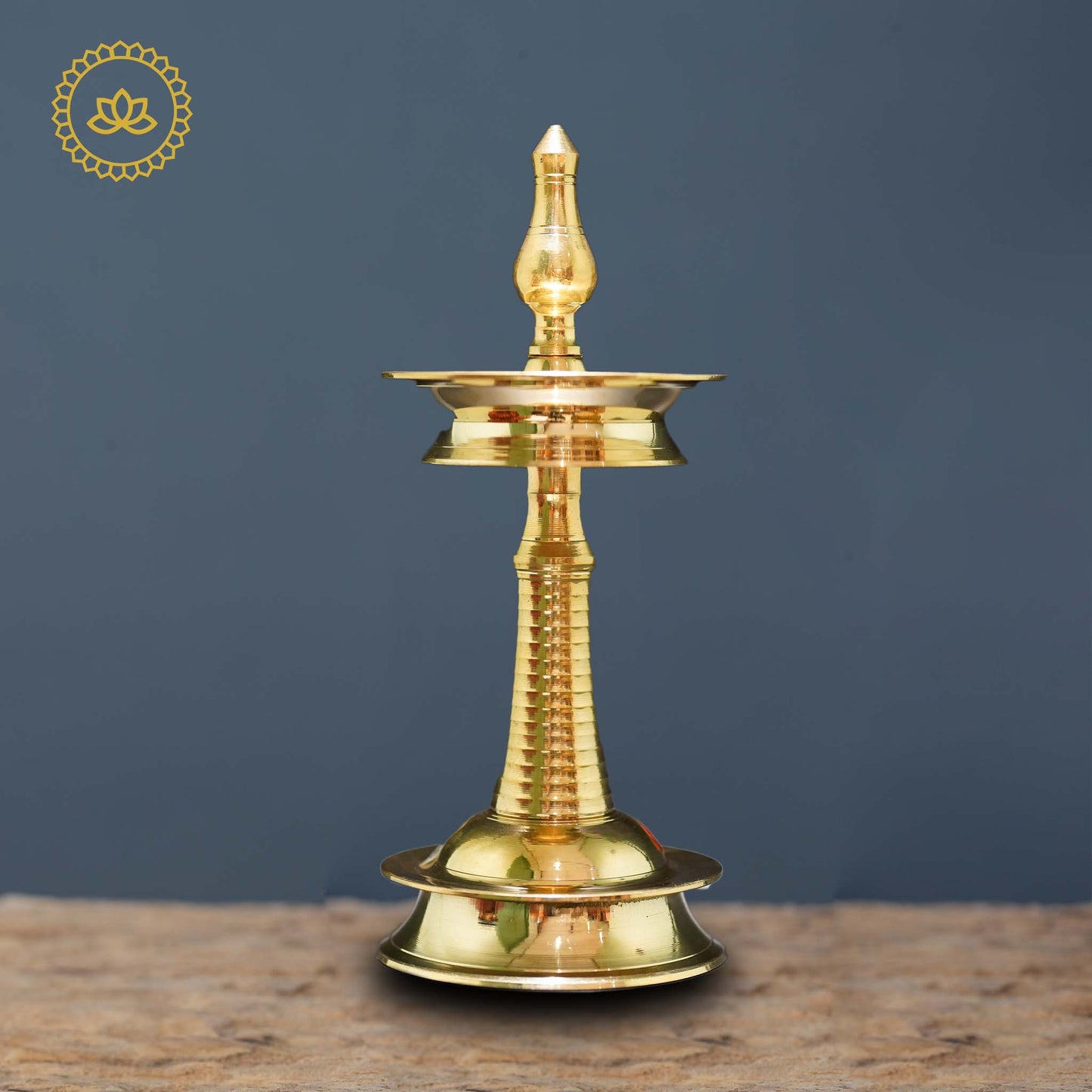 Brass Kerala Deepa - Traditional Illumination for Homes - Divine India Art