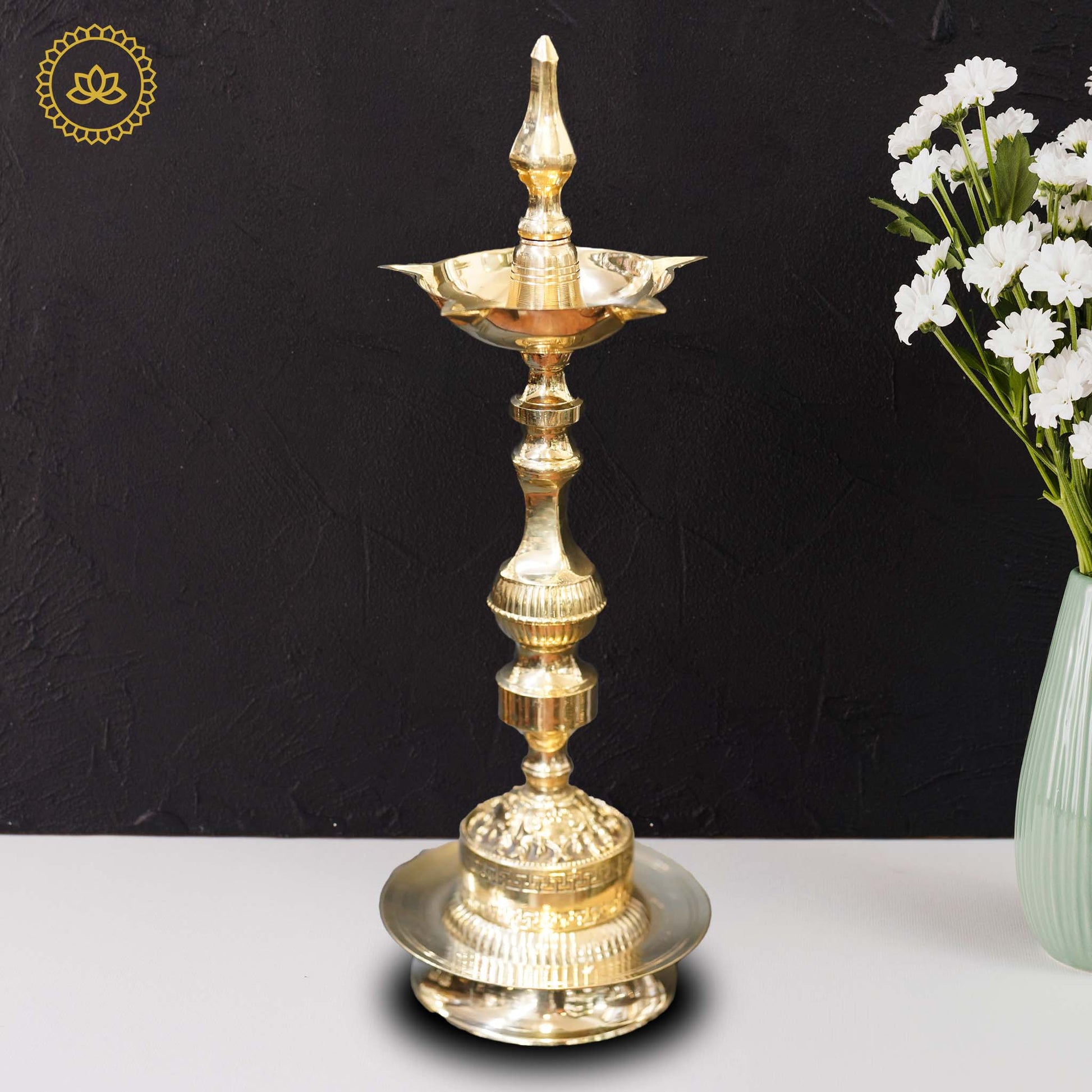 Brass Kerala Diya - Swadesiicart