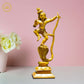 Brass Krishna Kali Idol - Symbol of Divine Balance and Power - Divine India Art