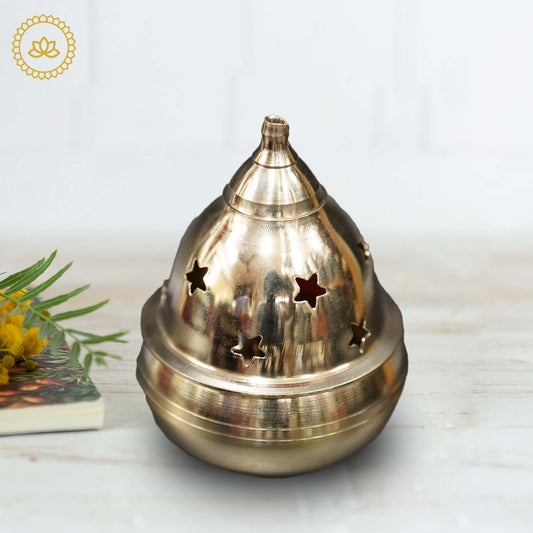 Brass Kuber Goblet: Embrace Prosperity and Elegance - Divine India Art