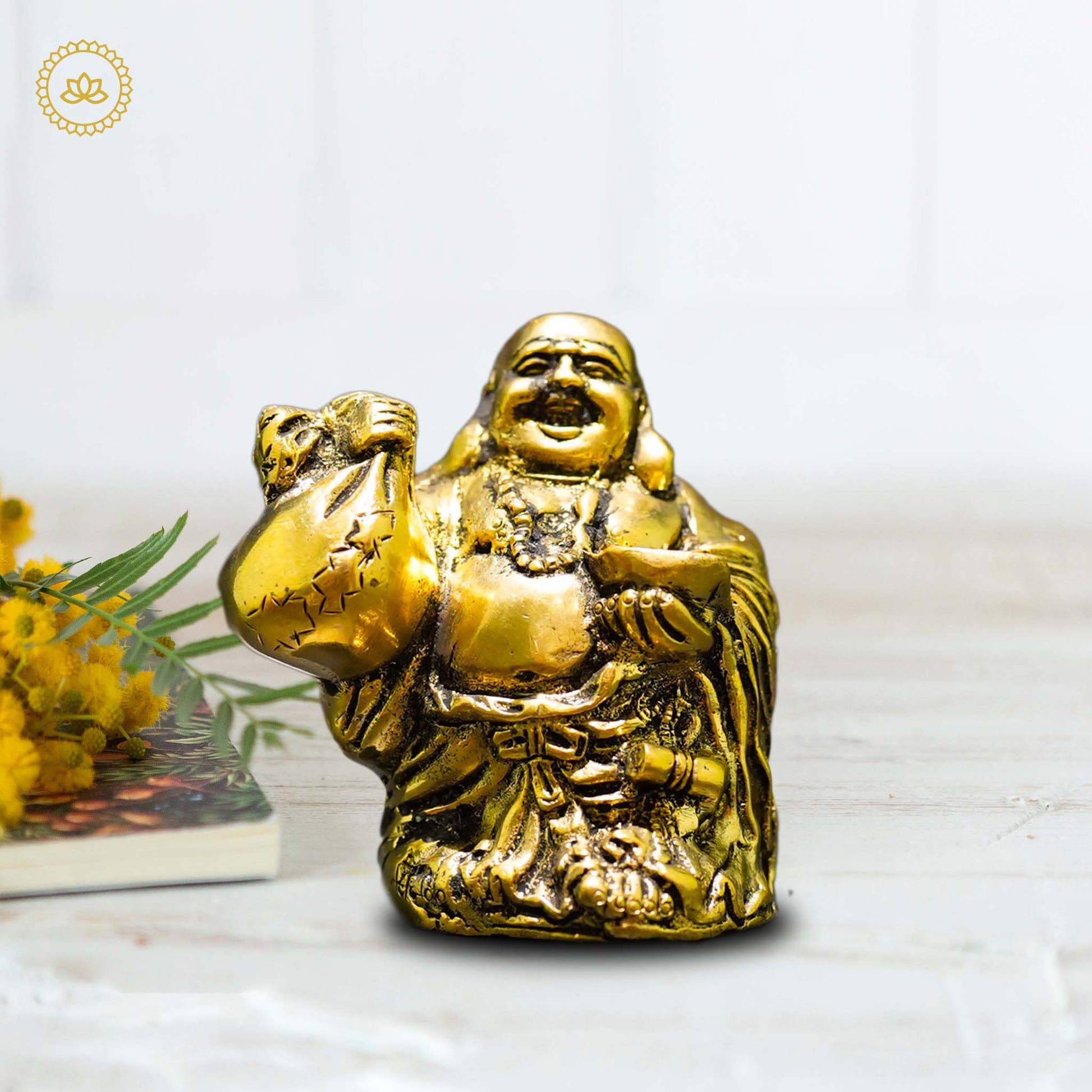 Brass Kubera Idol - Divine Keeper of Wealth and Abundance - Divine India Art