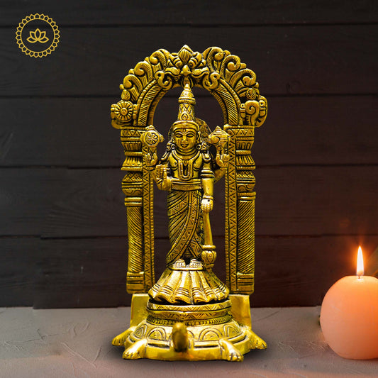 Brass Kurma Statue - Divine Protection for Seekers - Divine India Art