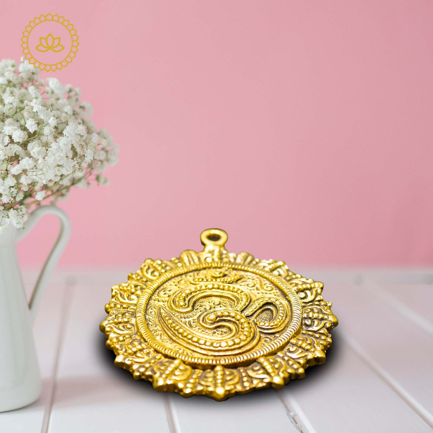 Brass Om - Divine India Art