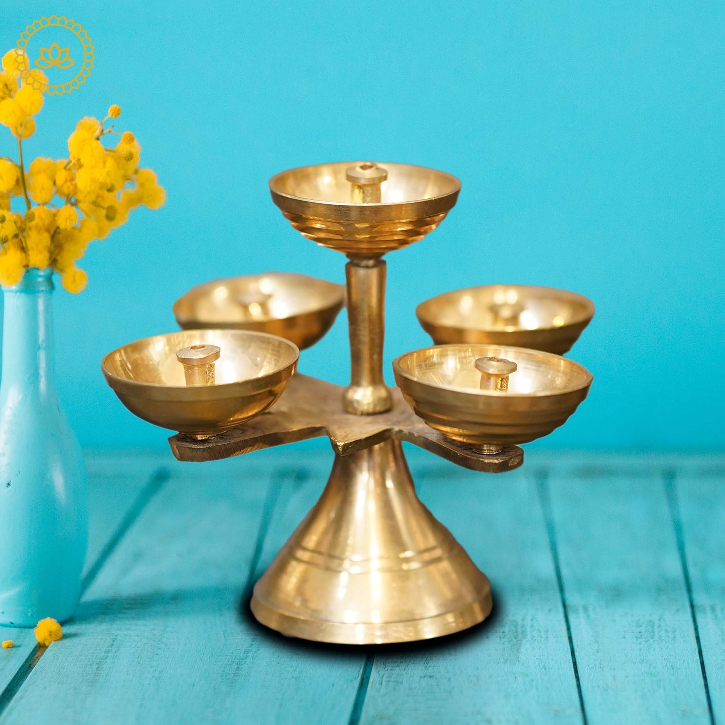 Brass Puncha Diya - Swadesiicart