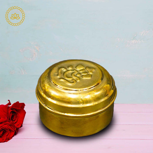 Brass Sampusta: Exquisite Decorative Accent for Homes - Divine India Art