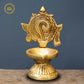Brass Shankh Diya - Swadesiicart