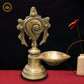Brass Shankh Diya - Swadesiicart