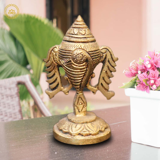Brass Shankh - Swadesiicart