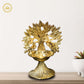 Brass Tree Design Diya - Swadesiicart