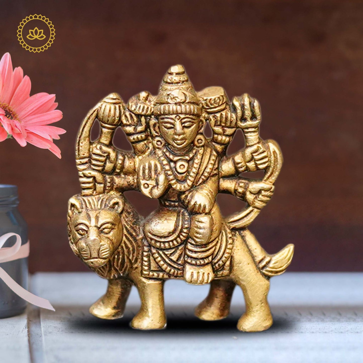 Brass Vaishnavi Devi Idol - Divine India Art