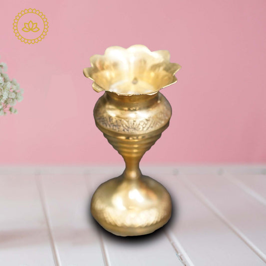 Brass Vase-Shaped Agarbatti Holder - Swadesiicart