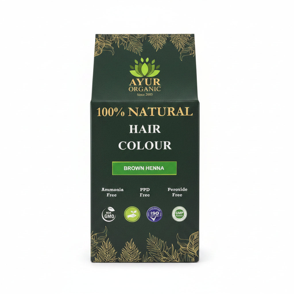 Natural Henna Hair Colour | Brown