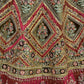 Jyoti Fashion Women's Pista Green Velvet Golden Gotta, Multi Thread Embroidered with Diamond Work Wedding Lehenga Choli | Swadesiicart